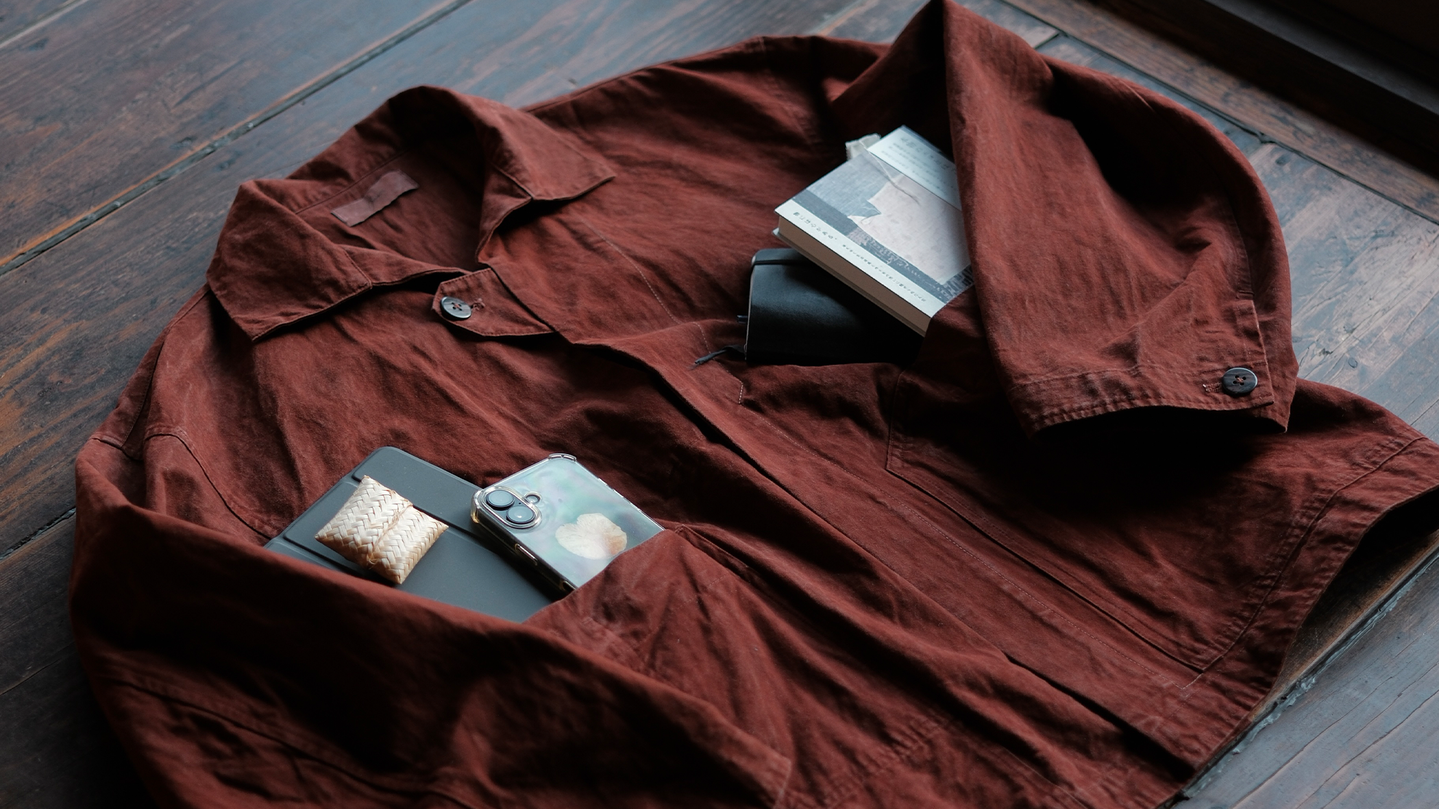 amachi. Meeting Jacket - FO AY009J-1011 ND - Rust Brown – VISION